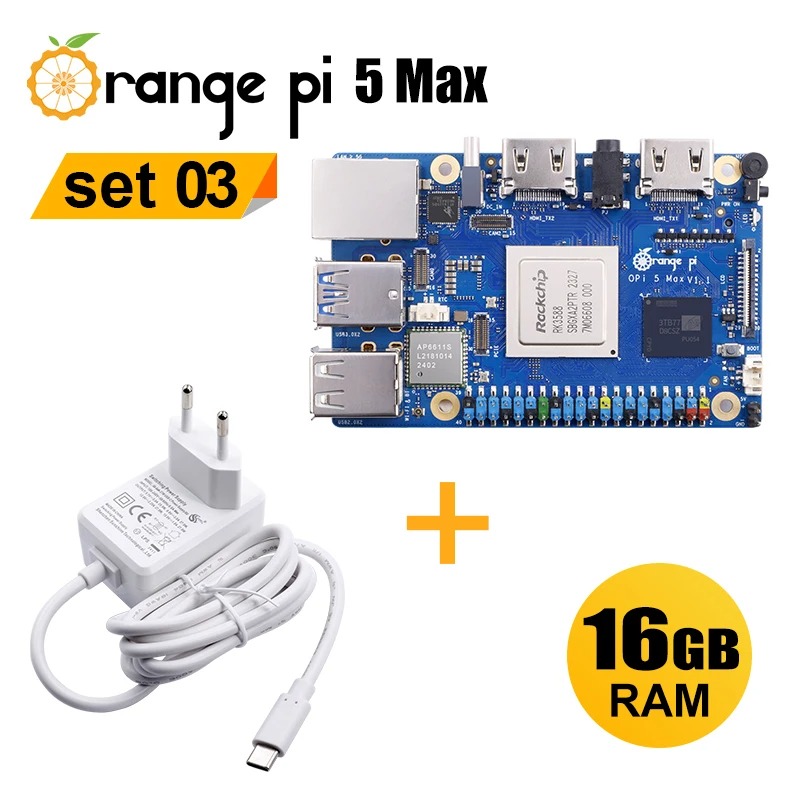 RoRuSOrangePi 5 Max 16GB con a - Orange Pi 5 Max Rk3588 recensione e prezzo