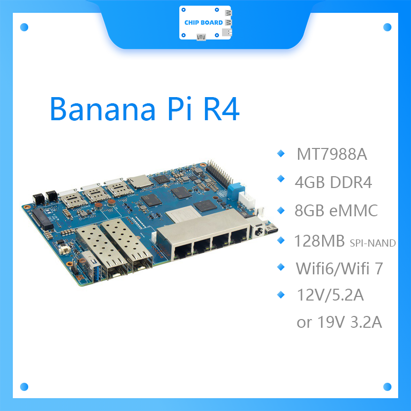 Banana Pi BPI R4 Scheda Wifi 7 - Bananapi Bpi R4 Wifi 7 recensione e prezzo